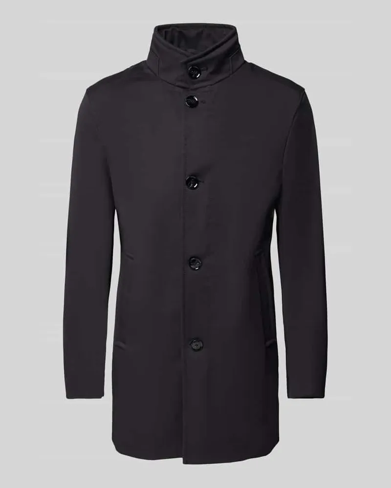 Strellson Mantel mit Stehkragen Modell 'FINCHLEY Marine