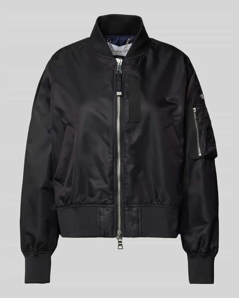 Blonde No. 8 Bomberjacke mit Zweiwege-Reißverschluss Black