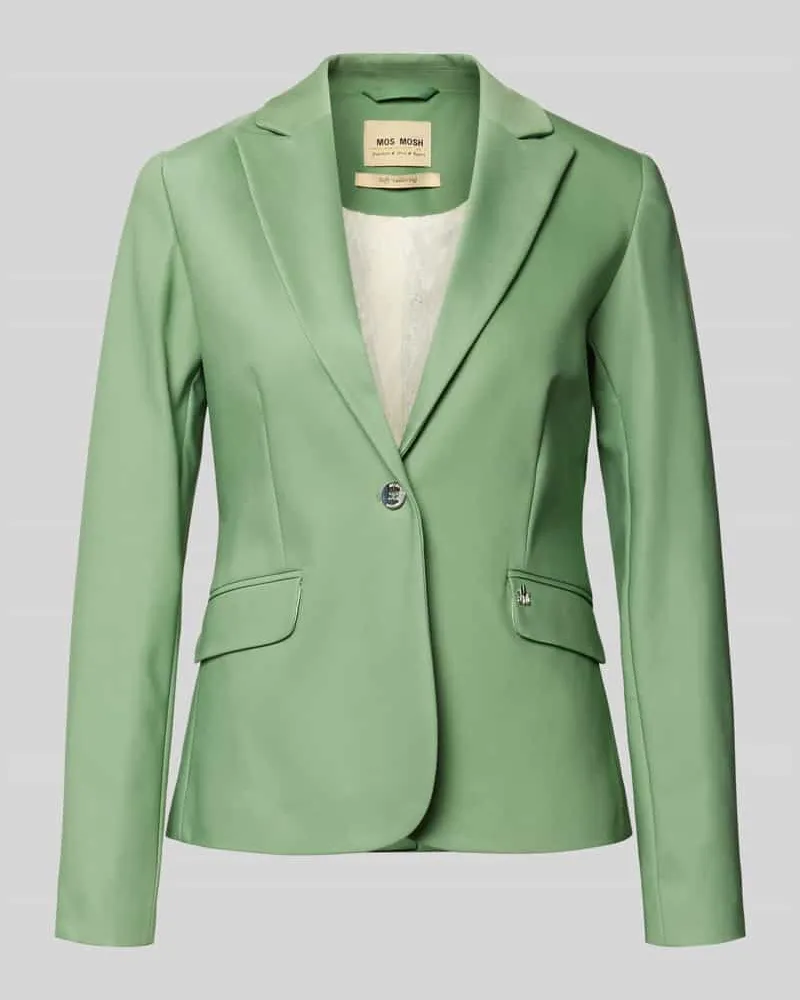 Mos Mosh Regular Fit Blazer mit Pattentaschen Modell 'Blake Gruen