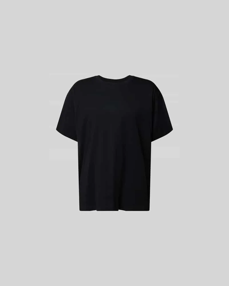 Maison Margiela Regular Fit T-Shirt mit Logo-Patch Black