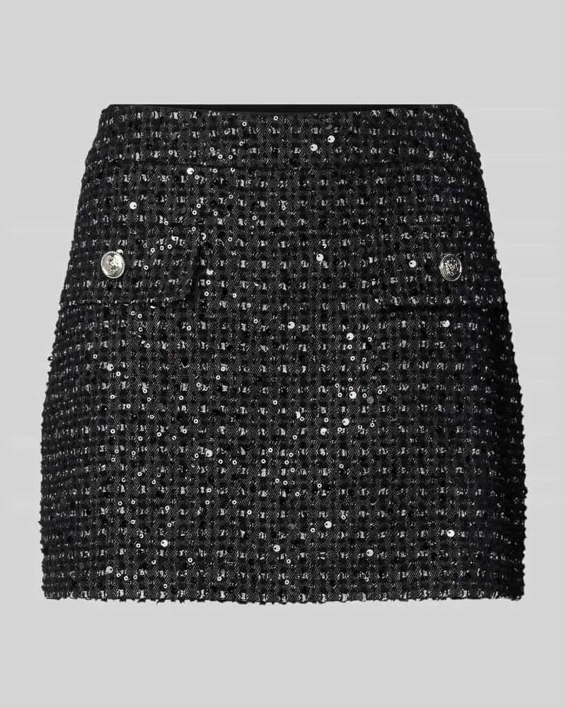Liu Jo Minirock mit Pailletten Black