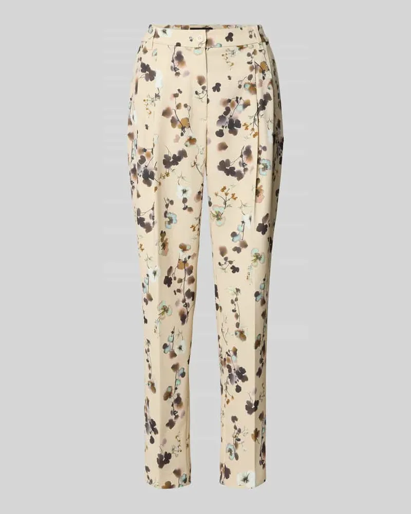 Marc Cain Feminine Fit Hose im Allover-Look Sand