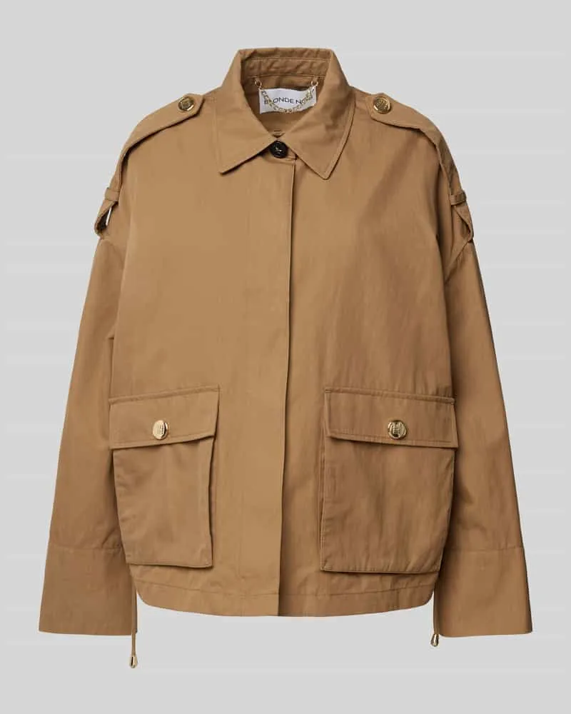 Blonde No. 8 Trenchcoat mit Pattentaschen Camel