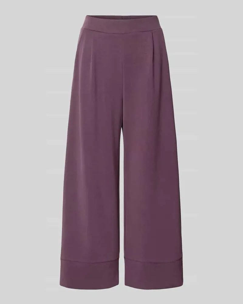 Rich&Royal Wide Leg Sweatpants mit Eingrifftaschen Aubergine