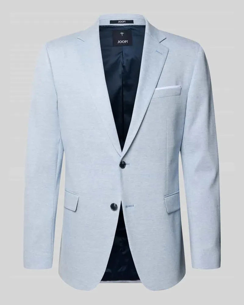 JOOP! Regular Fit Blazer aus Viskose-Mix Modell 'Finch Hellblau