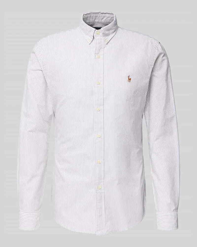 Ralph Lauren Regular Fit Freizeithemd mit Button-Down-Kragen Flieder