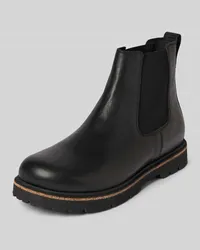 Birkenstock Chelsea Boots aus Leder mit Zugschlaufe Modell 'Highwood Black