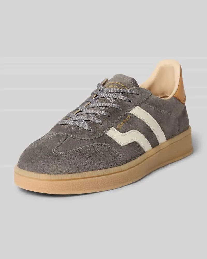 Gant Sneaker aus reinem Leder Modell 'Cuzima Mittelgrau