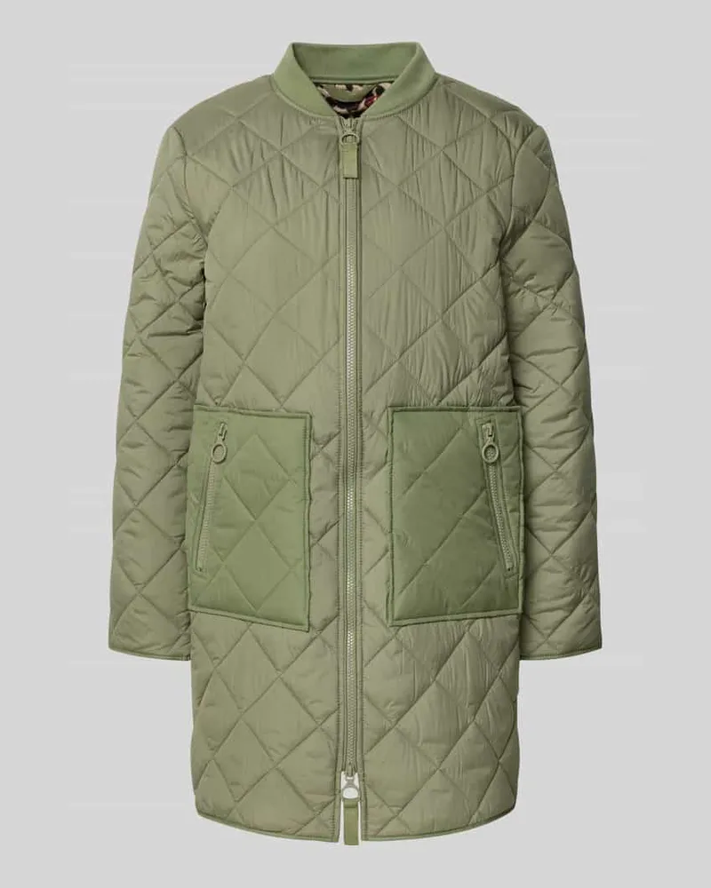 Christian Berg Relaxed Fit Steppmantel mit Stehkragen Lind