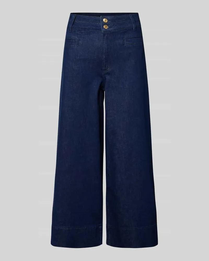 More & More Jeans mit Eingrifftaschen Jeansblau