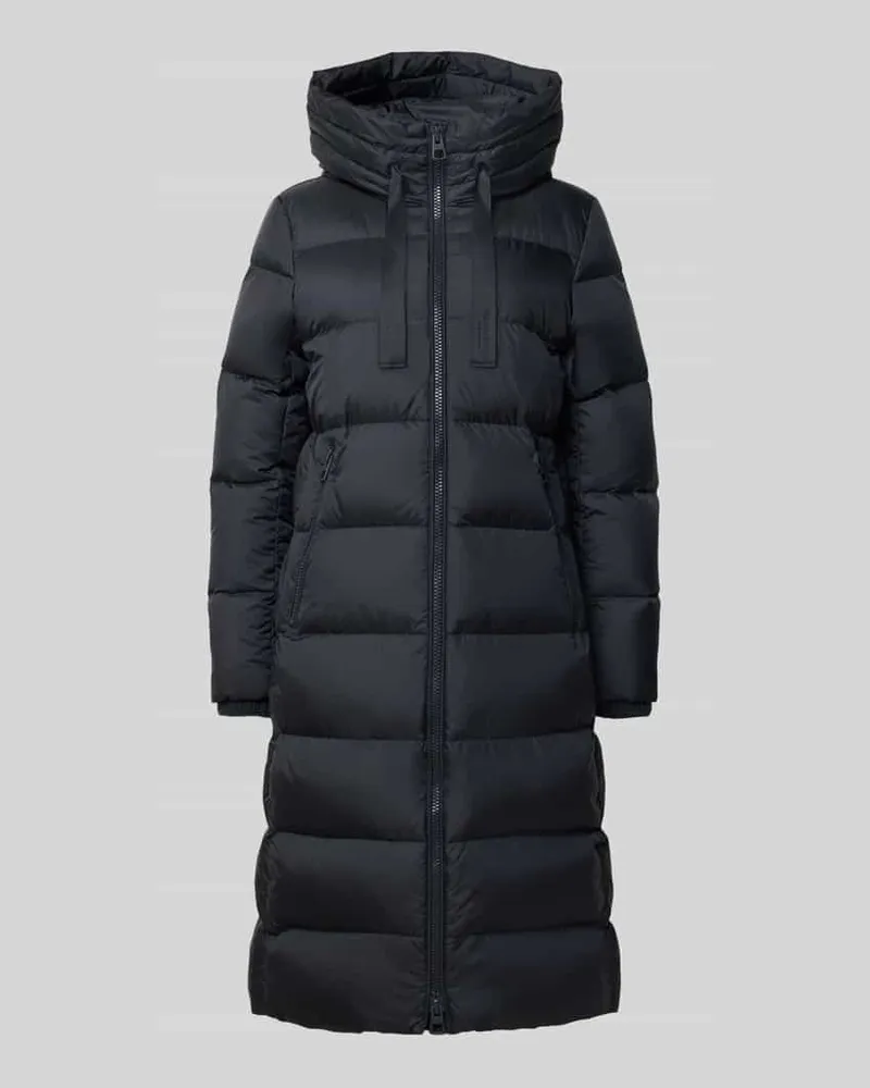 Marc O'Polo Regular Fit Daunenmantel mit Kapuze Marine