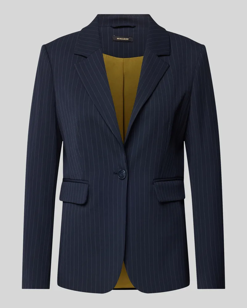 More & More Blazer mit Pattentaschen Marine