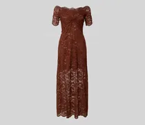 Maxikleid aus floraler Spitze