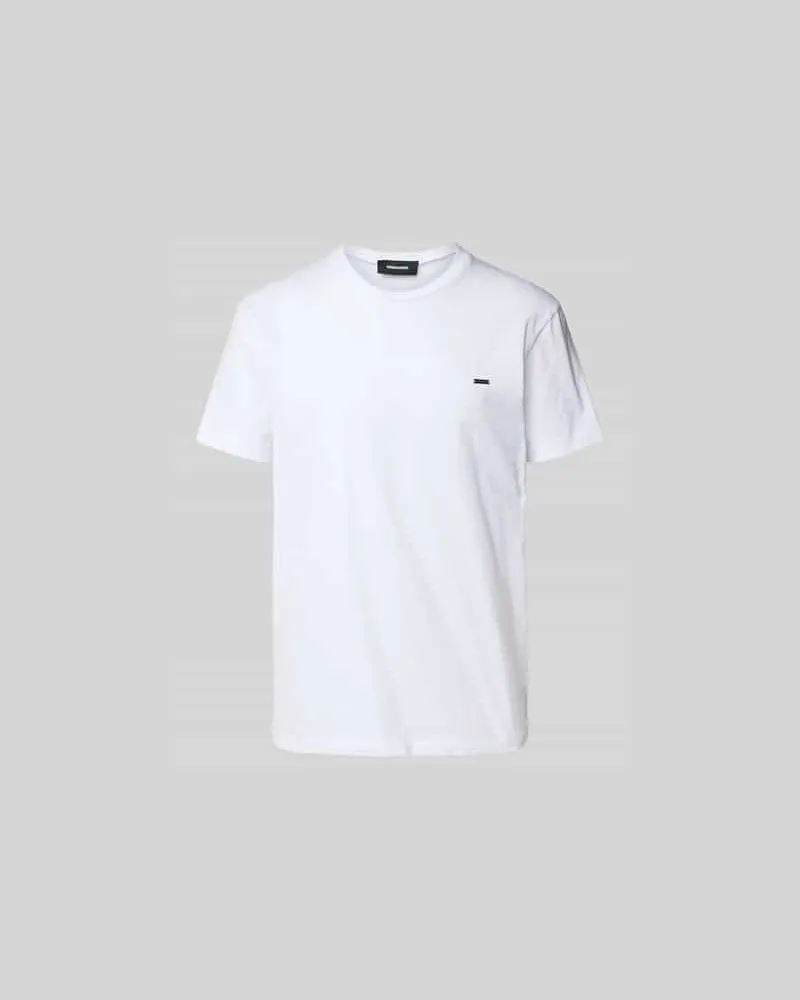 Dsquared2 T-Shirt mit Label-Detail Weiss