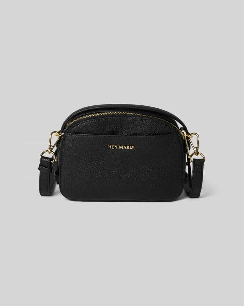 Hey Marly Umhängetasche mit Label-Detail Modell 'Style Mate Black