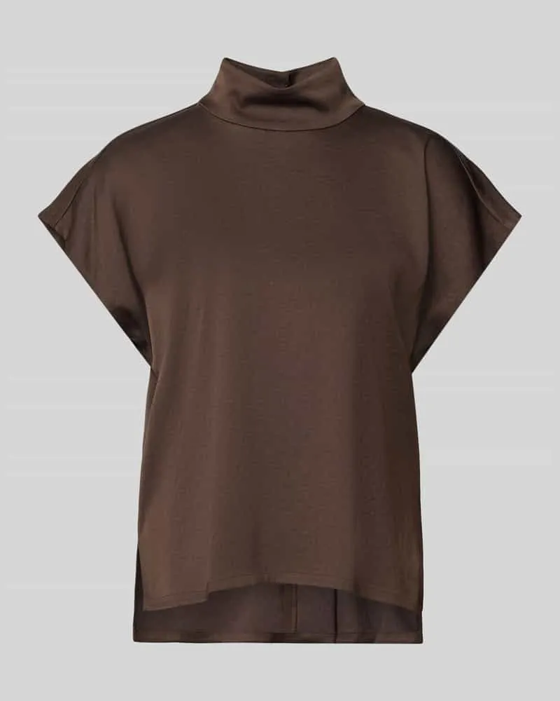 Drykorn Blusentop mit Stehkragen Modell 'ALARIA Taupe