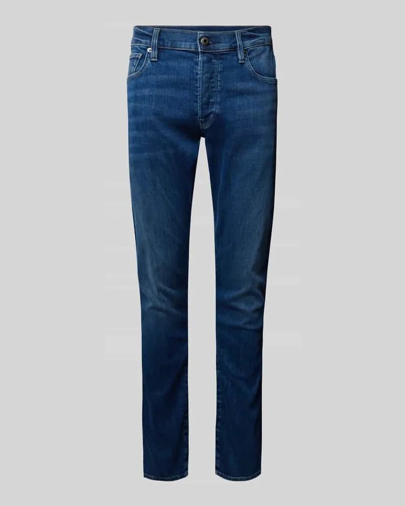 G-STAR RAW Slim Fit Jeans im 5-Pocket-Design Blau