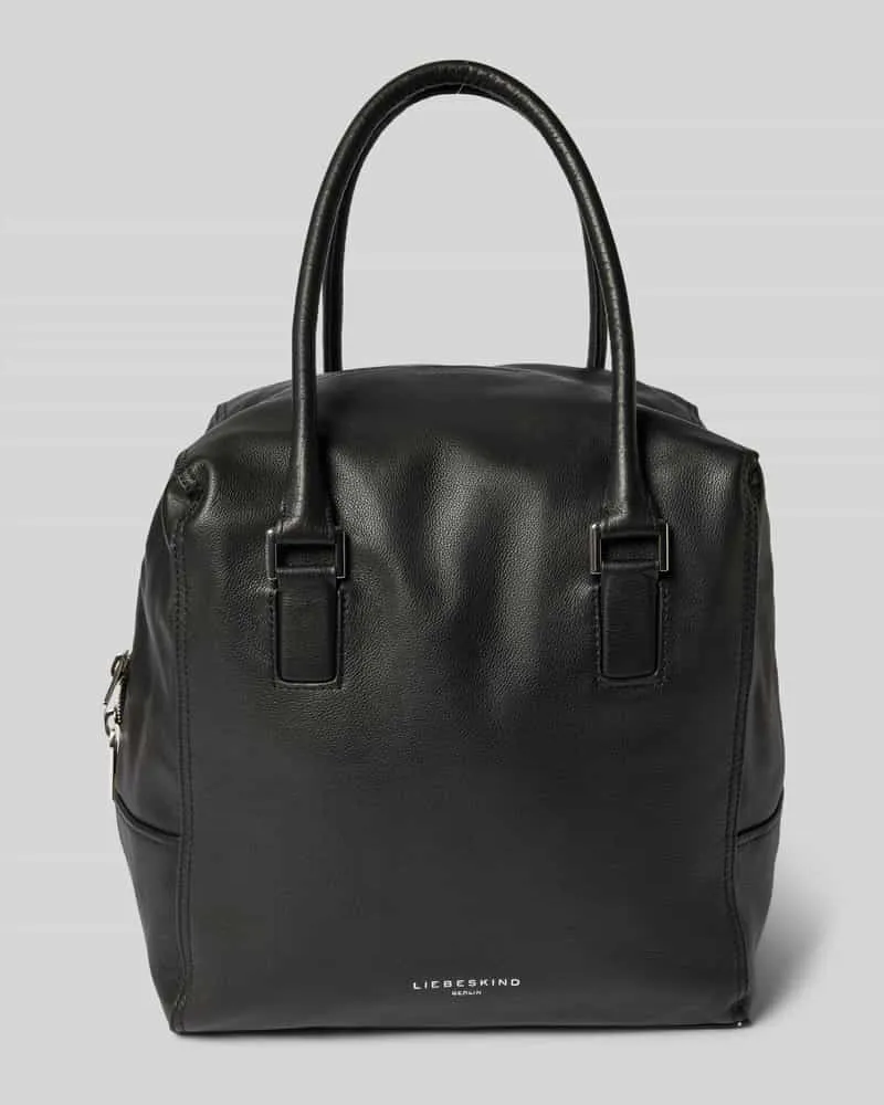 Liebeskind Handtasche mit Label-Print Modell 'KAYLA Black