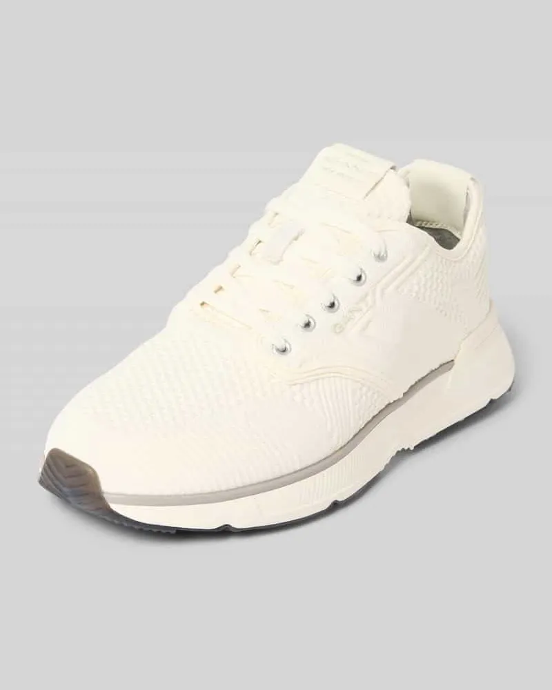 Gant Sneaker mit Label-Details Modell 'Beeker Offwhite
