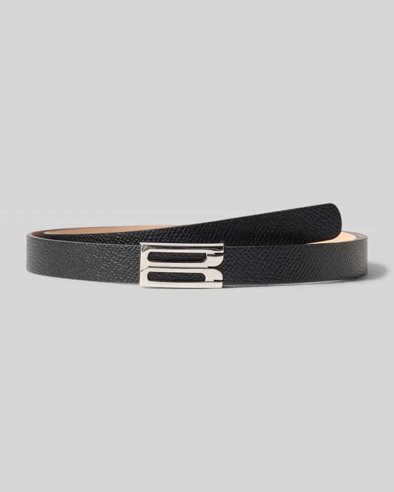 Victoria Beckham Gürtel aus echtem Leder Modell 'Dorian Black