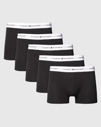 Tommy Hilfiger Trunks mit elastischem Bund im 5er-Pack Black