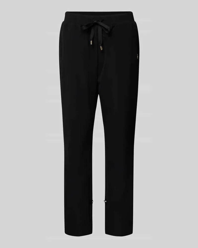 Liu Jo Stoffhose mit elastischem Bund Black