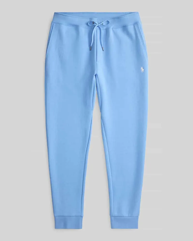 Ralph Lauren Tapered Sweatshorts aus Baumwoll-Mix Hellblau