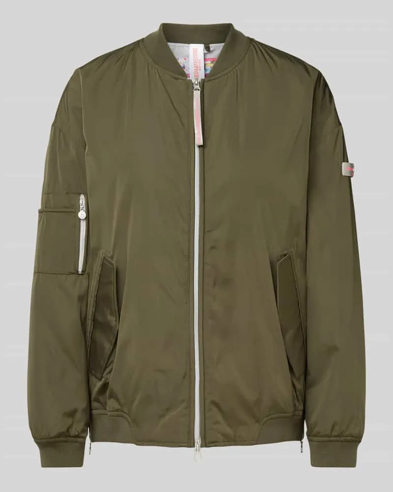 Frieda & Freddies Jacke mit Stehkragen Modell 'NURI Oliv