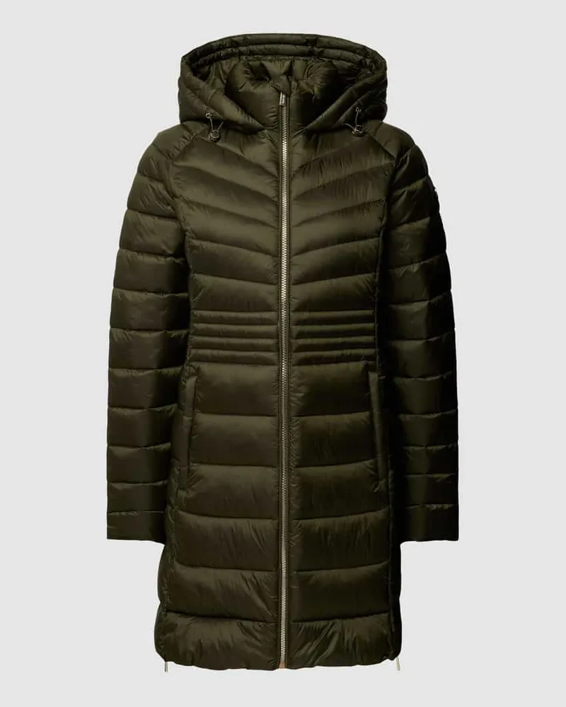 Michael Kors Steppjacke mit Kapuze Modell 'LONG LINE Khaki