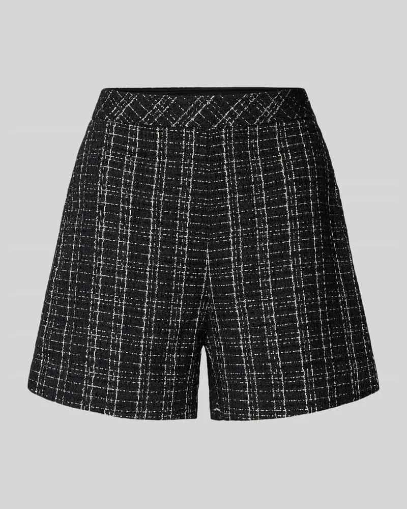 Guess Regular Fit Shorts in Tweed-Optik Modell 'Sandra Black