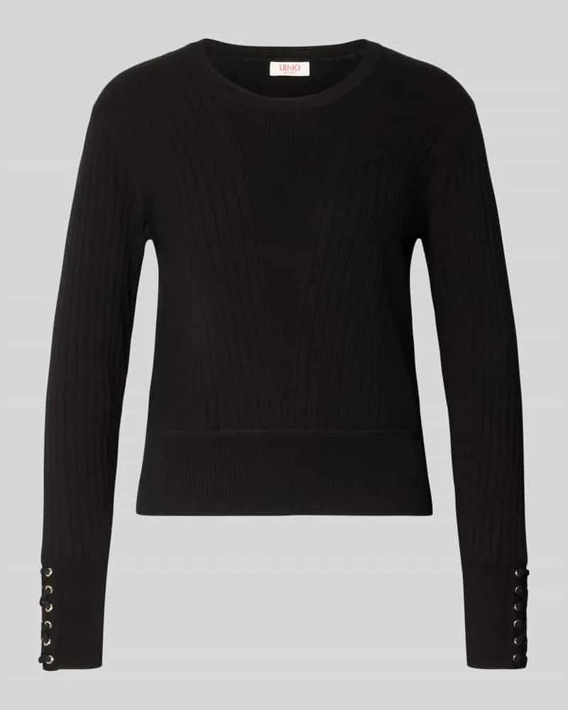 Liu Jo Strickpullover aus Viskose-Mix Modell 'MAGLIA Black
