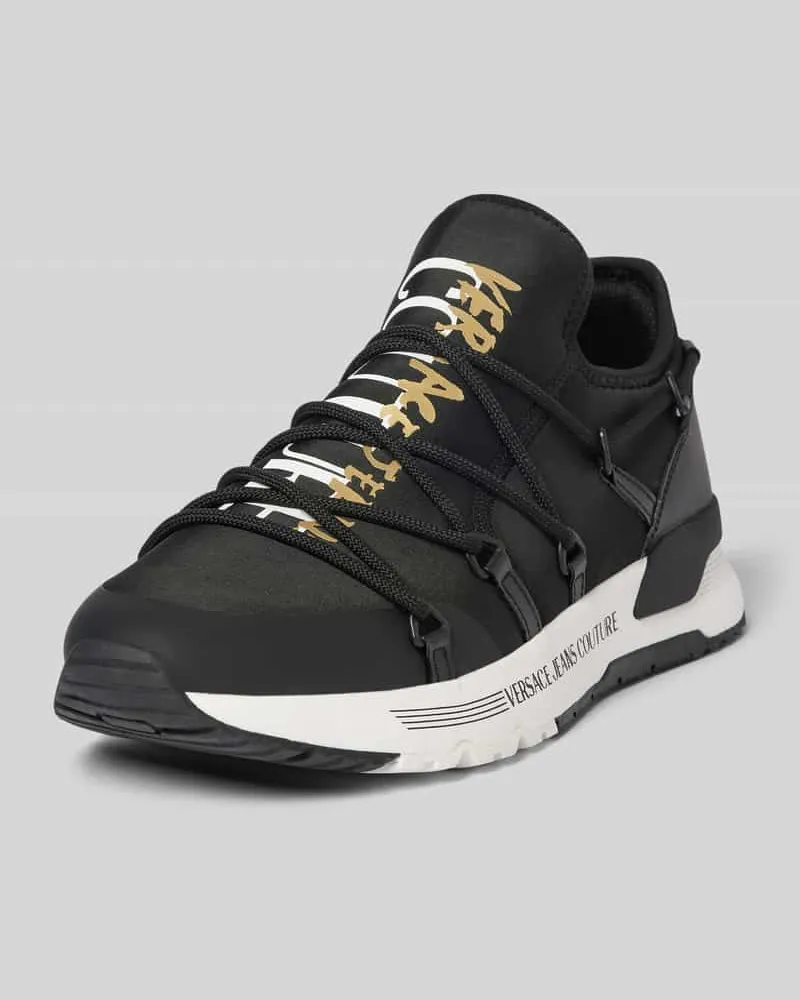 Versace Jeans Sneaker mit Label-Print Modell 'FONDO DYNAMIC Black