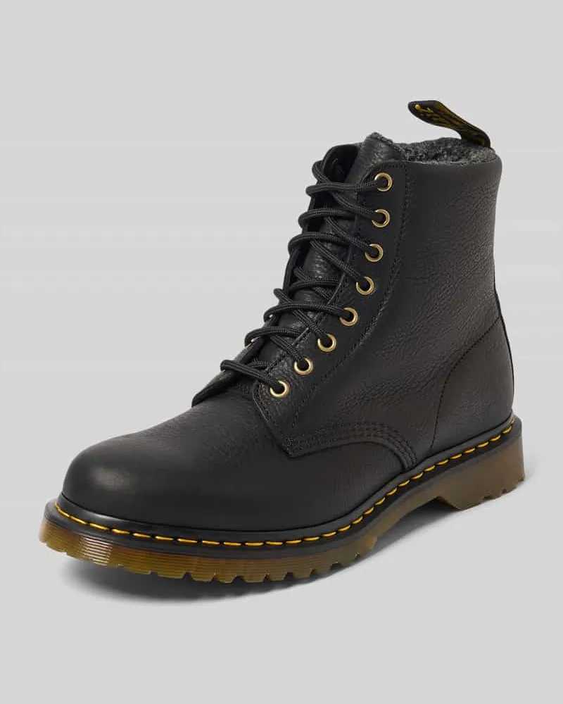 Dr.Martens Boots aus Leder mit Label-Detail Black