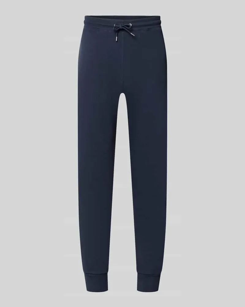 Paul Smith Slim Fit Sweatpants aus reiner Baumwolle Marine