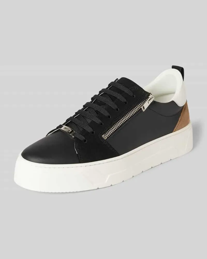 Antony Morato Sneaker mit Reißverschluss und Label-Detail Black
