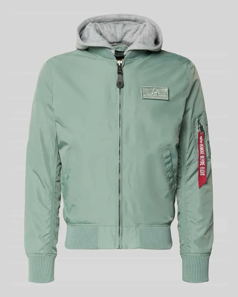 Alpha Industries Blouson mit Logo-Anhänger Modell 'MA-1 TT Lind