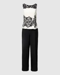 Adrianna Papell Jumpsuit mit Motiv-Print Black