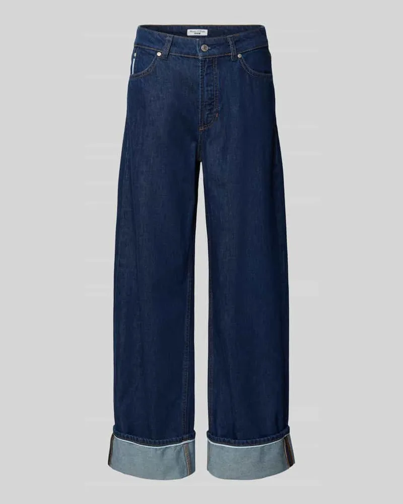 Marc O'Polo Wide Leg Jeans aus reiner Baumwolle Jeansblau
