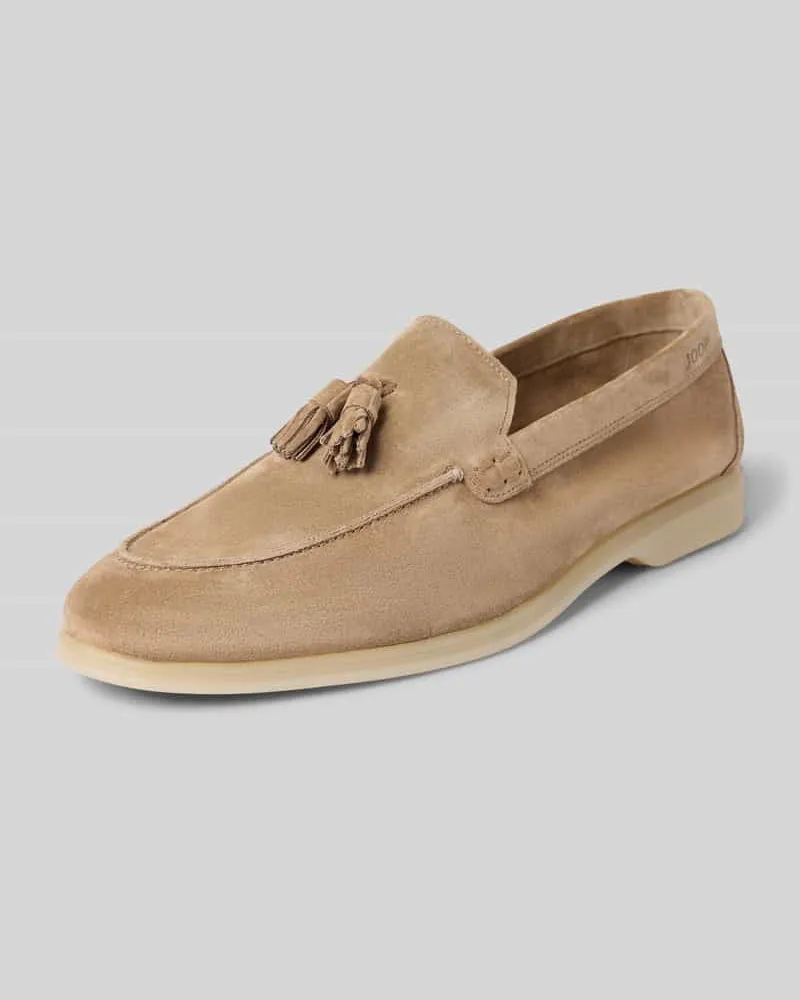 JOOP! Mokassins aus Leder Modell 'velluto franjo Beige