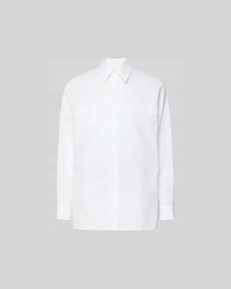 Maison Margiela Freizeithemd mit Knopfleiste Weiss