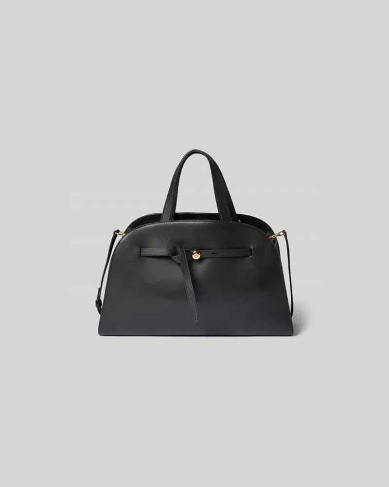 Tory Burch Henkeltasche aus Rindsleder mit Schulterriemen Black