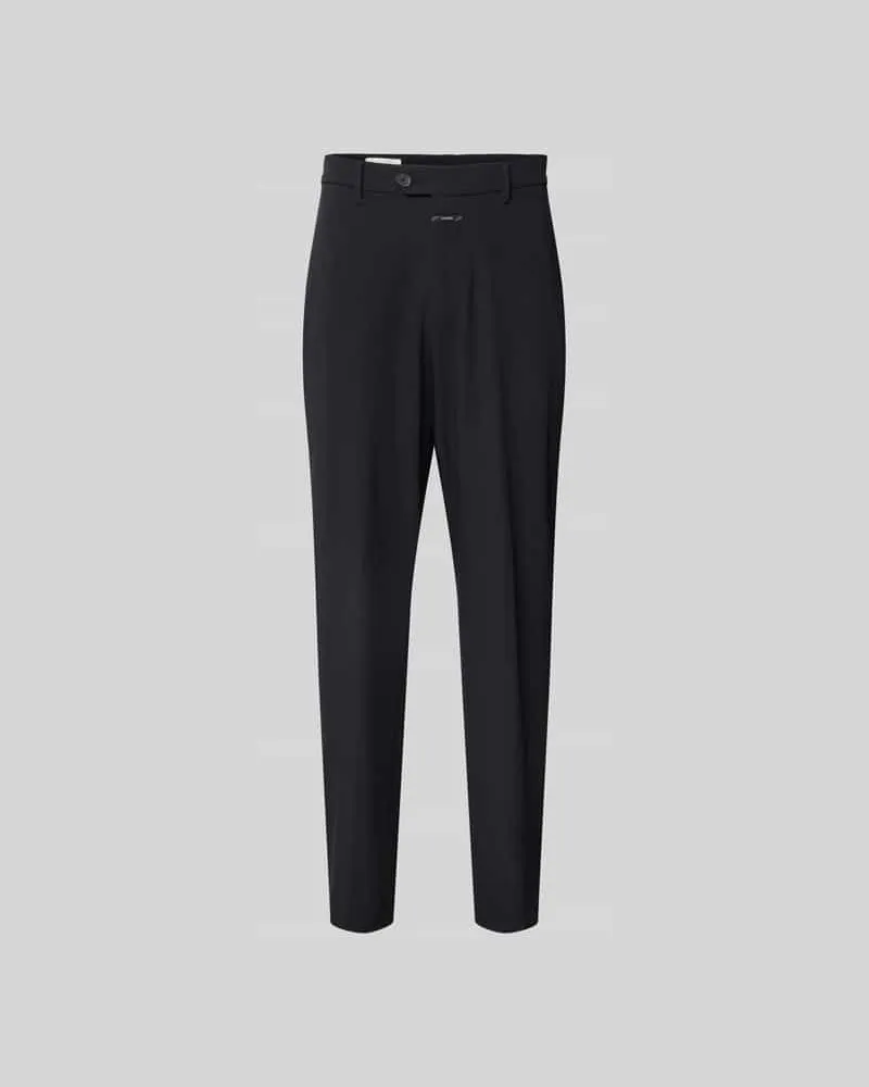 Closed Stoffhose mit Logo-Stitching Black