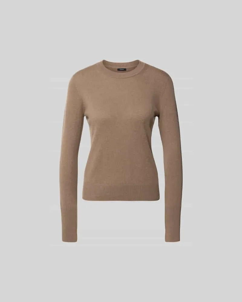 Joseph Kaschmirpullover in Strick-Optik Altrosa