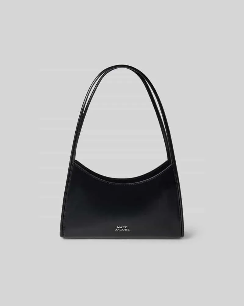 Marc Jacobs Shoulder Bag aus echtem Rindsleder Black