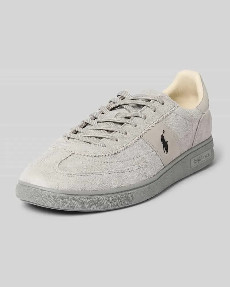 Ralph Lauren Sneaker mit Label-Stitching Mittelgrau