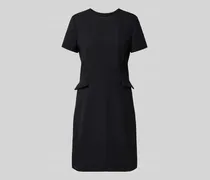 Knielanges Etuikleid mit Rundhalsausschnitt