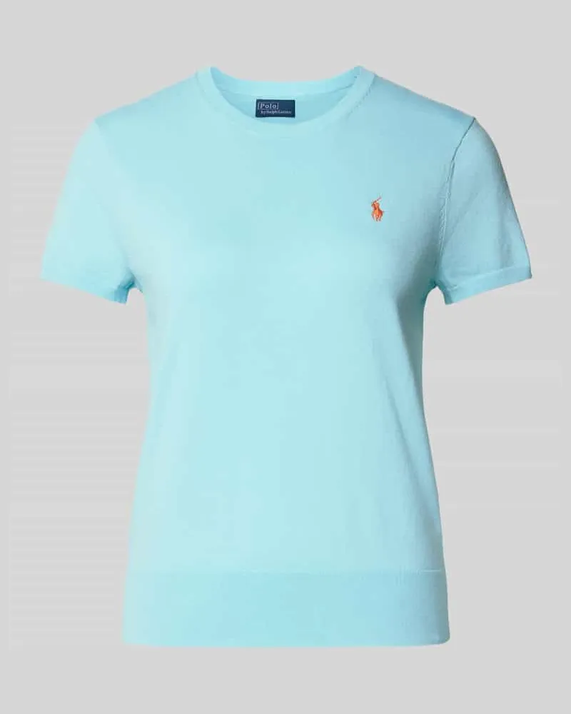 Ralph Lauren Strickshirt mit Logo-Stitching Bleu