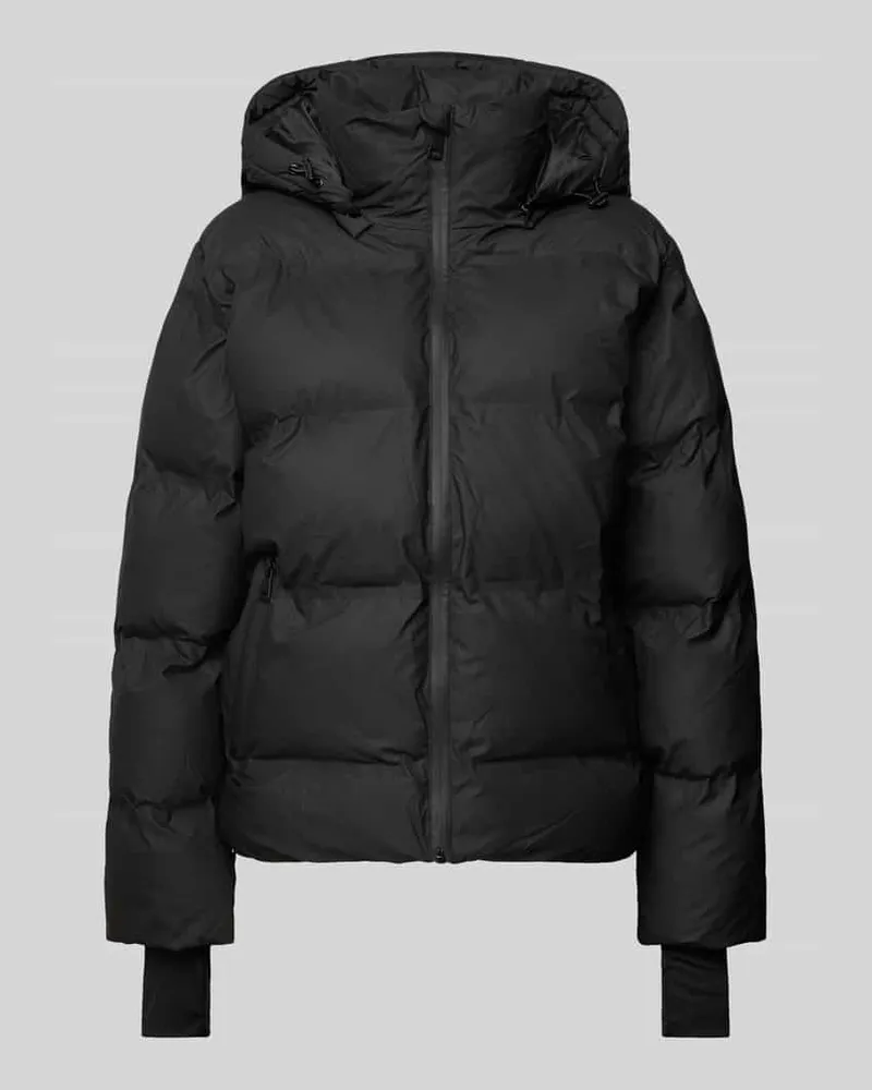 Neo Noir Steppjacke mit Kapuze Modell 'Fox Black