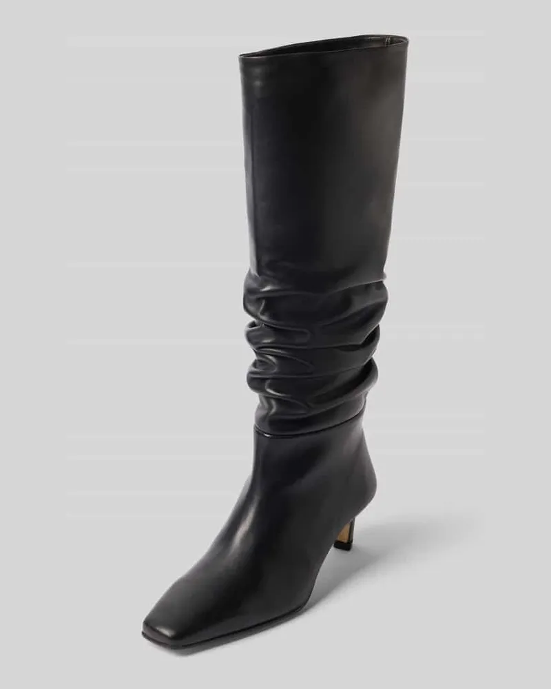 Alohas Stiefel mit Raffungen Modell 'Kalila Black