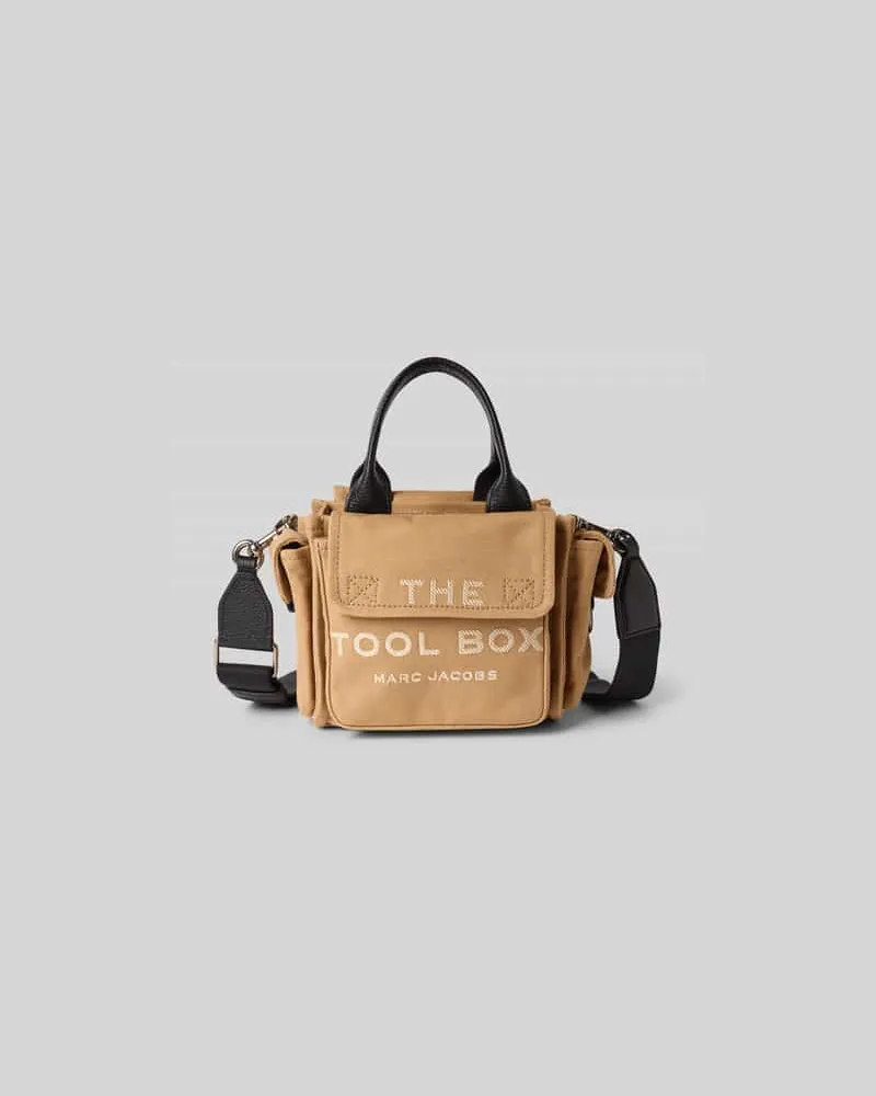 Marc Jacobs Crossbody Bag mit Logo-Stitching Camel